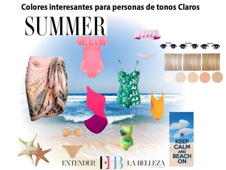 Colores guía para personas con tonos claros Bañadores, bikinis o trikinis: Elige tu color