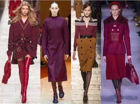 Los Colores de Moda para el otoño invierno 2017-18 del Pantone Fashion Color Report COLORES de moda oi 2017 18 rouge noir