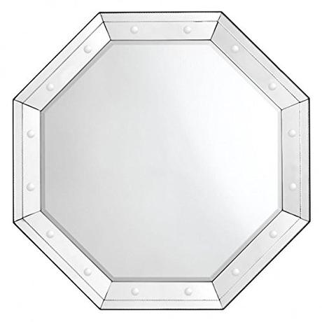Espejos actuales Casa Padrino luxury wall mirror Art Deco 110 x 110 cm - Wall Mirror - Luxury Hotel Furniture Collection