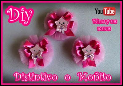 Diy. Distintivo o Moñito Mirna y sus manus