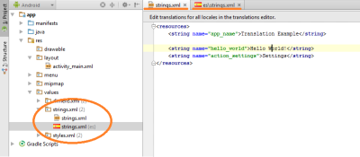 Soporte multilenguaje en Android Studio Soporte multilenguaje en Android Studio