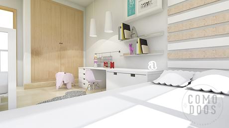 El crecimiento del dormitorio Decoracion Interiores Valladolid