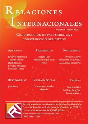 Construcción de paz postbélica y construcción de estado en las Relaciones Internacionales Construcción de paz postbélica y construcción de estado en las Relaciones Internacionales