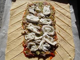 PIZZA-BRIOCHE DE JAMÓN