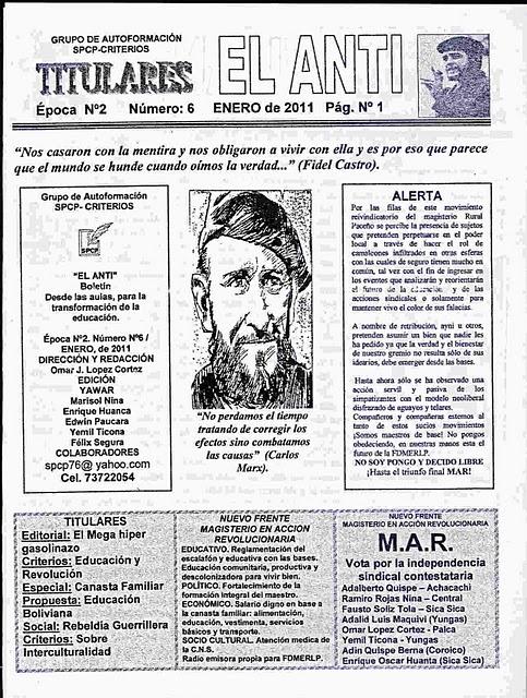 Predicar con el ejemplo… No se puede hacer una revolución educativa desde el plagio, la discriminación, el delito, los antivalores y la incoherencia