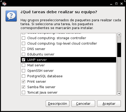 Instalando LAMP en Ubuntu lamp