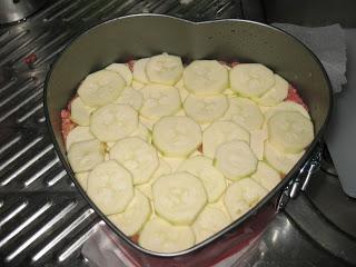 Pastel de carne picada con pimientos y calabacín Pastel de carne picada con pimientos y calabacín