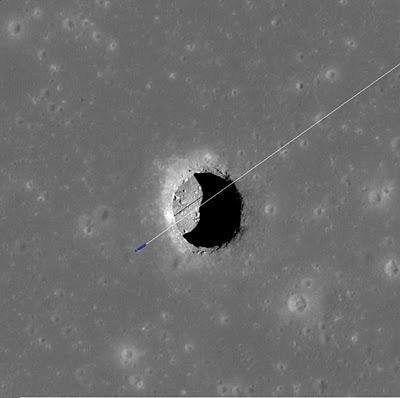 ISRO anuncia descubrimiento de enorme caverna en la Luna ISRO anuncia descubrimiento de enorme caverna en la Luna
