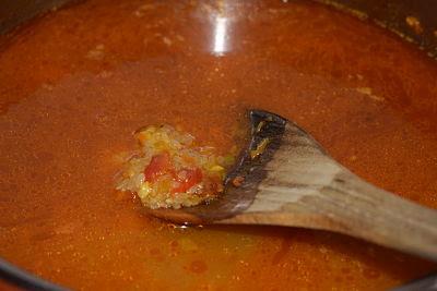 Potaje de Arroz con Habichuelas y Gambas