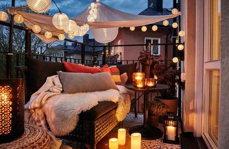 Decoración: diferentes formas de iluminar tu terraza, balcón o jardín