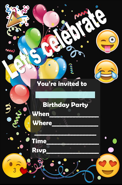 Invitaciones de Emoji