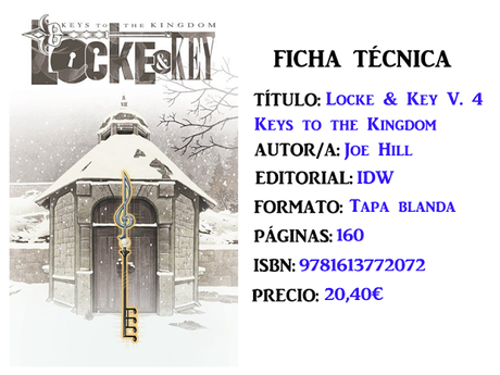 Reseña: Locke & Key Vol. 4 - Keys to the Kingdom, de Joe Hill y Gabriel Rodríguez Reseña: Locke & Key Vol. 4 - Keys to the Kingdom, de Joe Hill y Gabriel Rodríguez