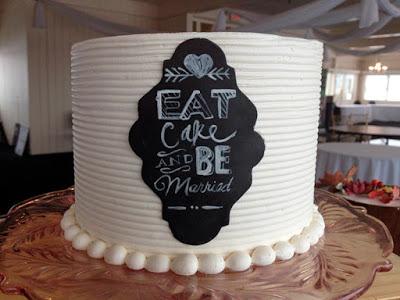 Chalkboard cakes, última tendencia en tartas de boda