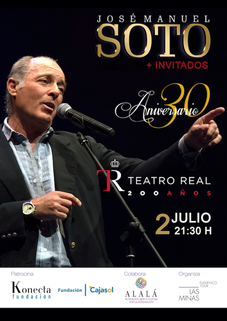 José Manuel Soto presentará el concierto 30º ANIVERSARIO un recorrido por su larga y exitosa carrera artística.