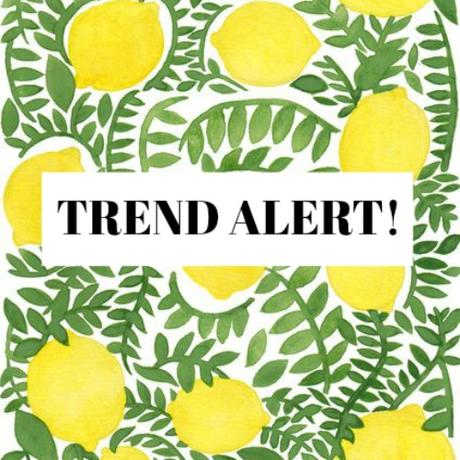 Trend alert!: Estampado de limones