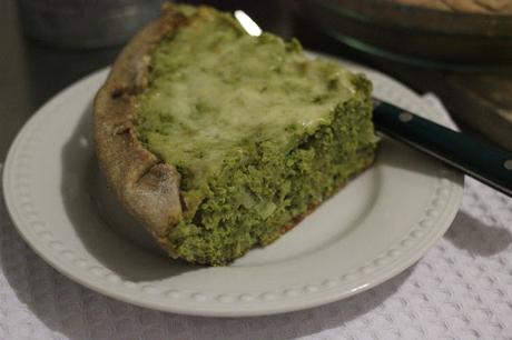 Tarta soufflé de brócoli