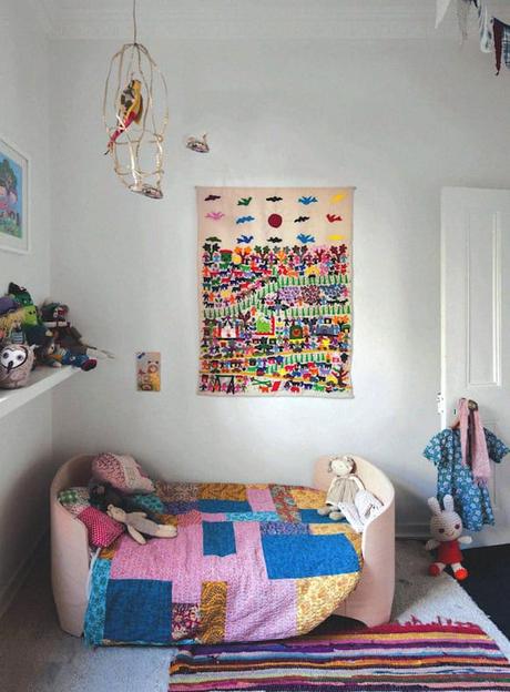 Textile deco: quilts en habitaciones infantiles