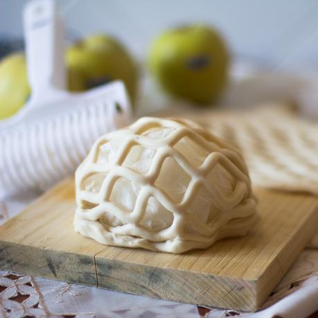Enrejado de hojaldre y manzanas asadas Receta Enrejado de hojaldre y manzanas asadas Receta