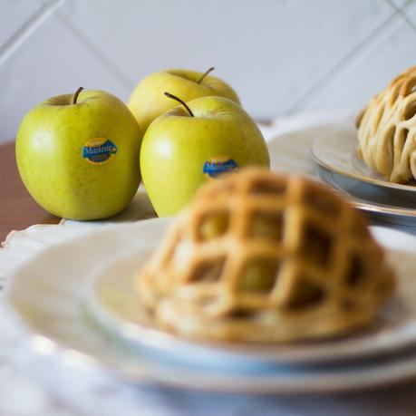 Enrejado de hojaldre y manzanas asadas Receta Enrejado de hojaldre y manzanas asadas Receta
