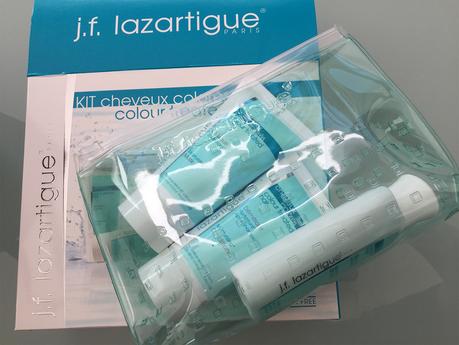 Kit de viaje que nos regalaron para probar. Descubriendo a Jean-Francoise Lazartigue y sus tratamientos para el cuidado capilar