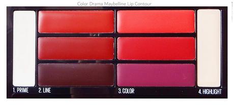 Lip Contour Palette de Maybelline NY, labios muy TOP!!!