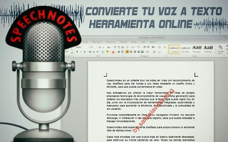 Speechnotes Aplicación Online para Convertir Tu Voz en Texto by Saltaalavista Blog
