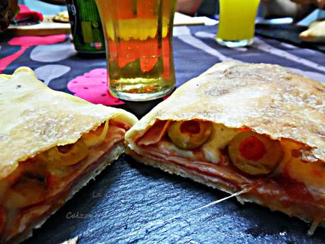 Calzone de Mozzarella y jamón cocido