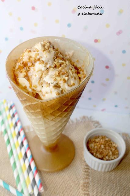 HELADO DE VAINILLA Y CARAMELO HELADO DE VAINILLA Y CARAMELO