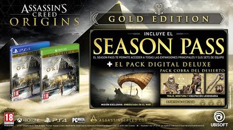 Las Ediciones Especiales de Assassin's Creed Origins Las Ediciones Especiales de Assassin's Creed Origins