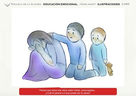 EDUCACIÓN EMOCIONAL   ¿Hablamos?   Ilustraciones para trabajar la Educación Emocional en casa o en la escuela. Ilustraciones 005