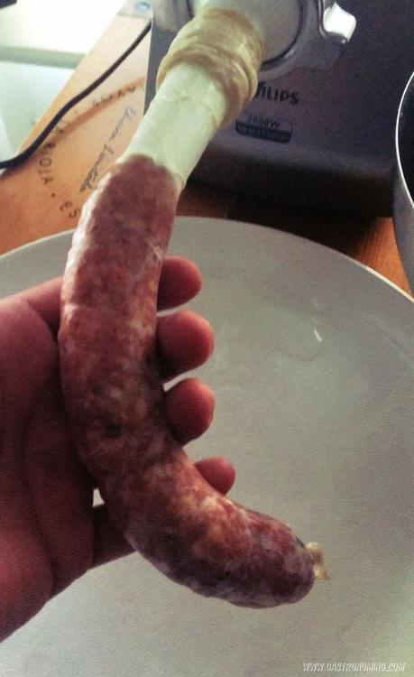 Chorizos caseros