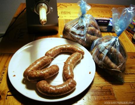 Chorizos caseros