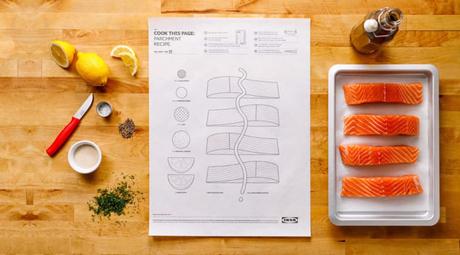 IKEA lanza pósters con instrucciones para cocinar