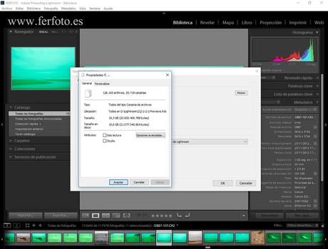 Cómo ahorrar espacio en Adobe Lightroom Ahorrar Espacio I