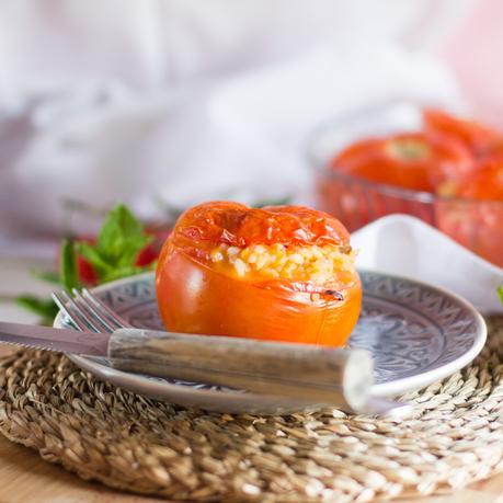 yemista de tomate receta de yemista de tomate, receta griega con thermomix
