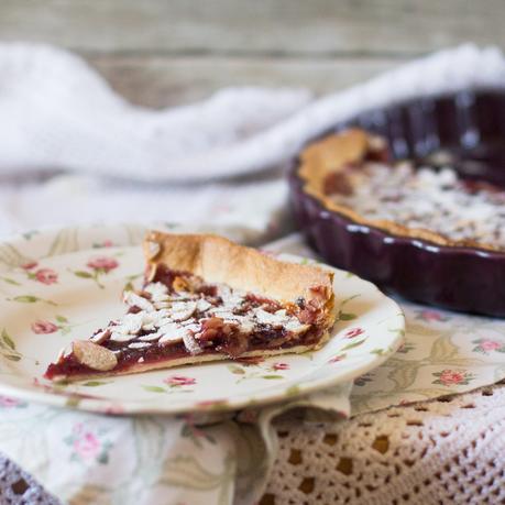 tartaleta de coulis de frambuesas con almendras receta de tartaleta de coulis de frambuesas con almendras