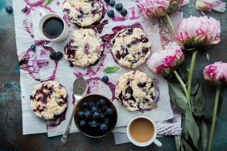 Scones.  El bollo inglés para tomar el té.