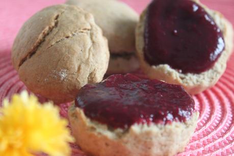 Scones.  El bollo inglés para tomar el té.