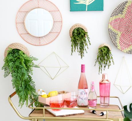 IKEAHACK macetas colgantes con cestillos de IKEA IKEAHACK macetas colgantes con cestillos de IKEA