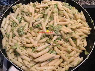 MACARRONES CON CALABACÍN MACARRONES CON CALABACÍN