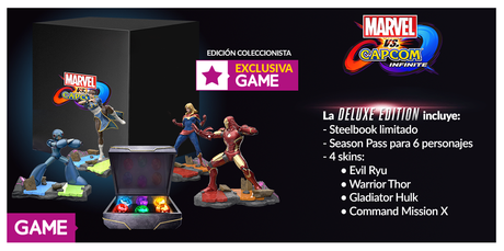 GAME detalla el contenido de su exclusiva Edición Coleccionista de Marvel Vs Capcom: Infinite