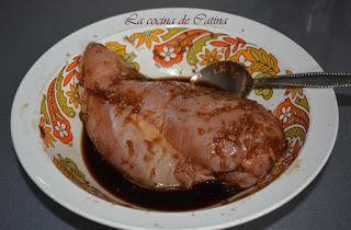 Pechugas de pollo caramelizadas con sésamo Pechugas de pollo caramelizadas con sésamo