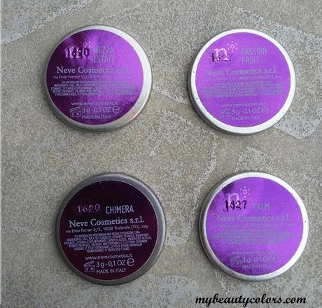 NEVE COSMETICS, REVIEW Y SWATCHES