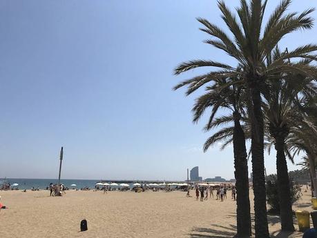 Plan con niños en el Front Marítim de la Barceloneta