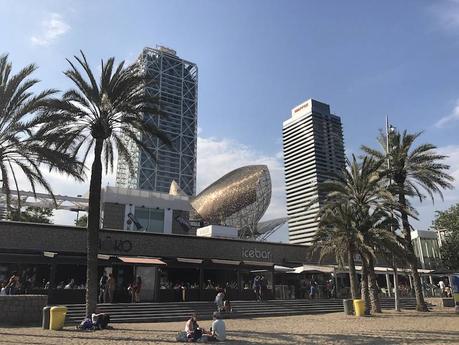 Plan con niños en el Front Marítim de la Barceloneta