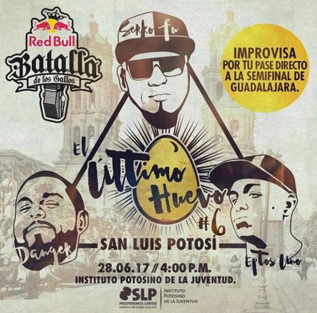 El INPOJUVE sera anfitrión del evento hip hopero “Red Bull Batalla de los Gallos”