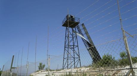 Un puesto de observación de Hezbolá en la frontera entre Israel y Líbano, según la IDF.  Foto publicada el 22 de junio de 2017. (Unidad de la FID Portavoz)