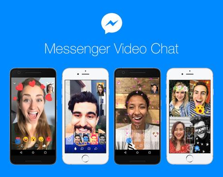 Facebook Messenger agrega más emojis, filtros, máscaras para los videochats