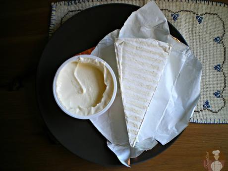 Queso brie y crema de camembert