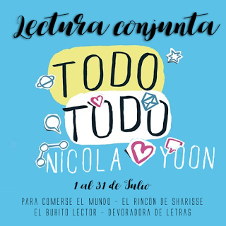 Lectura Conjunta | Todo, Todo - Nicola Yoon